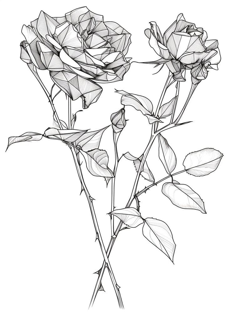 Roses Sketch 2