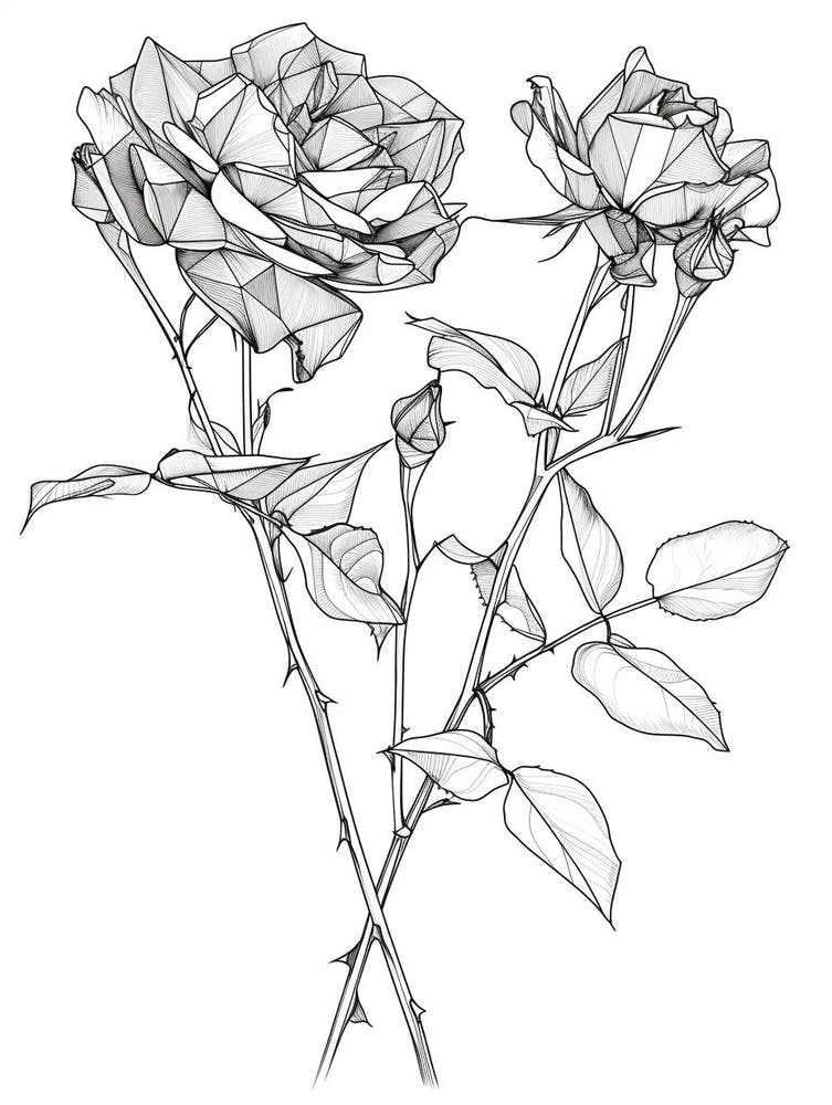 Roses Sketch 2