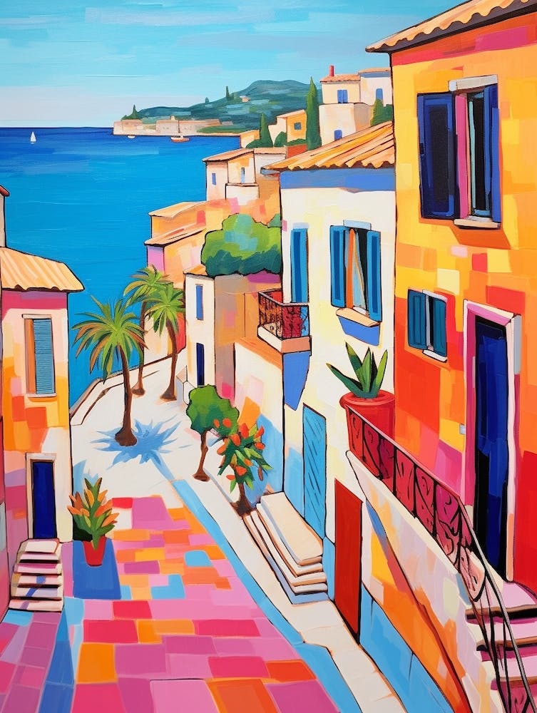 Palma De Mallorca 5 Fauvist Painting