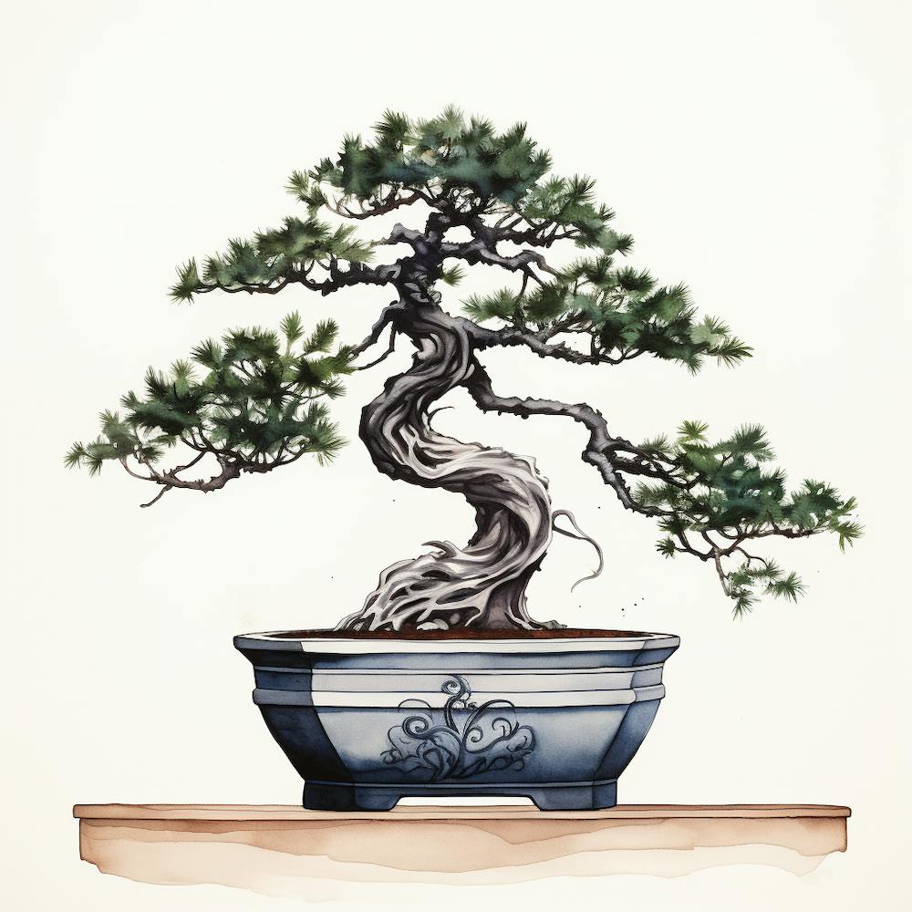 Bonsai Baum 1 Art Print by David Arts – Fy!