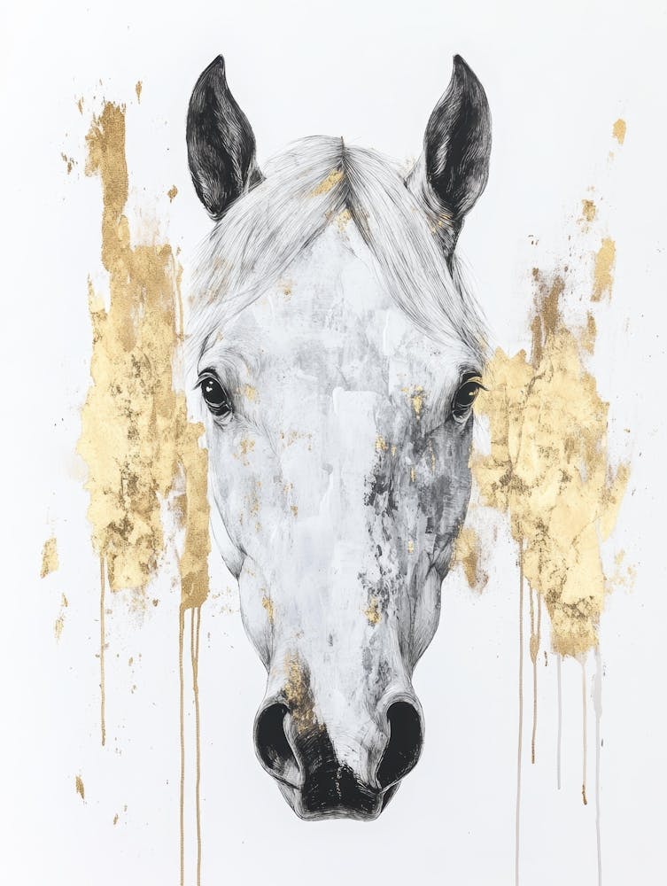 Horse Head Canvas Print