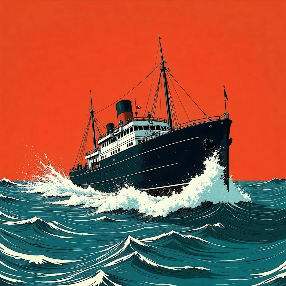 Ship In The Ocean 1