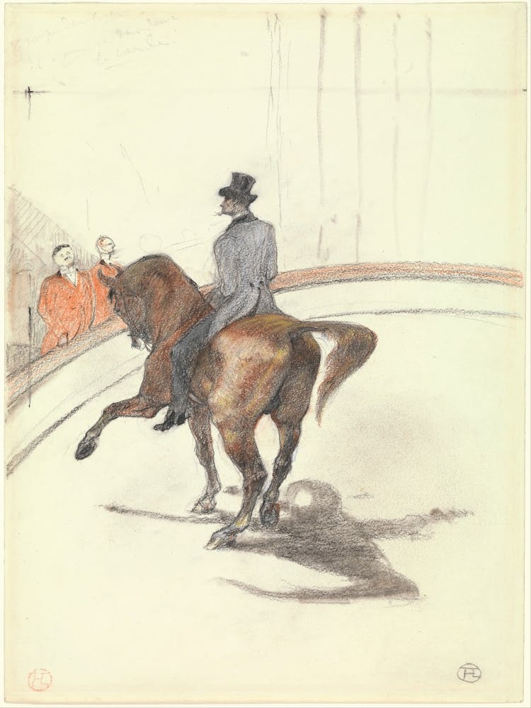 At The Circus The Spanish Walk (Au Cirque Le Pas Espagnol), Henri de Toulouse-Lautrec