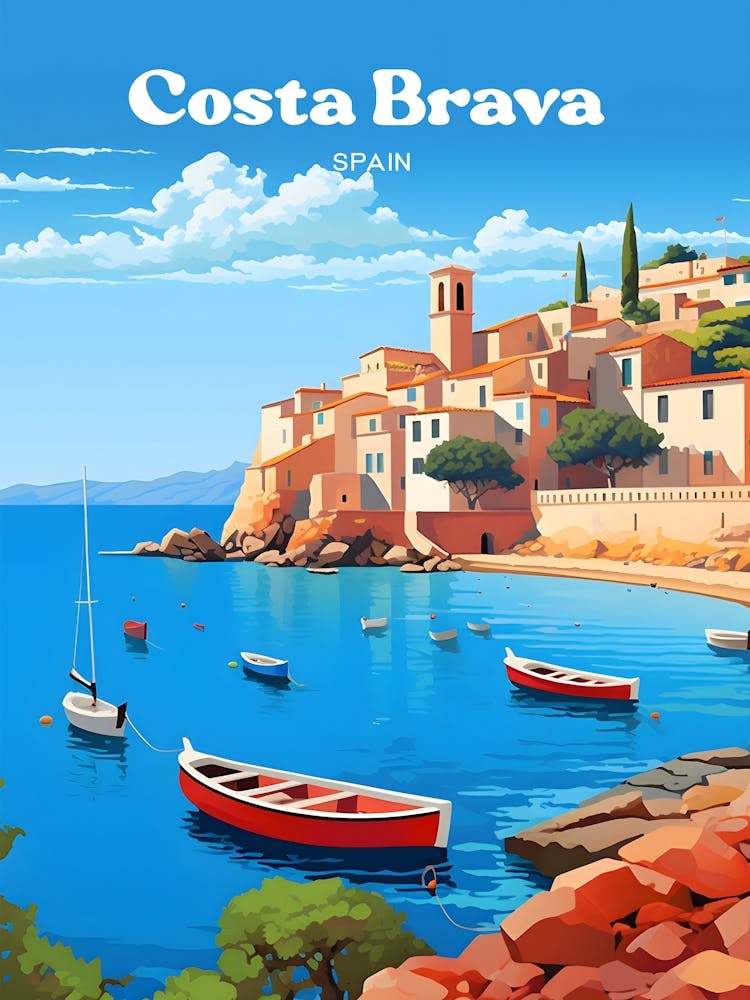 Costa Brava Spain Urlaub Reisekunst