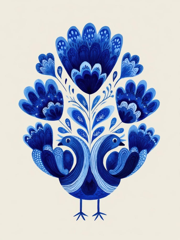Blue Peacock 2