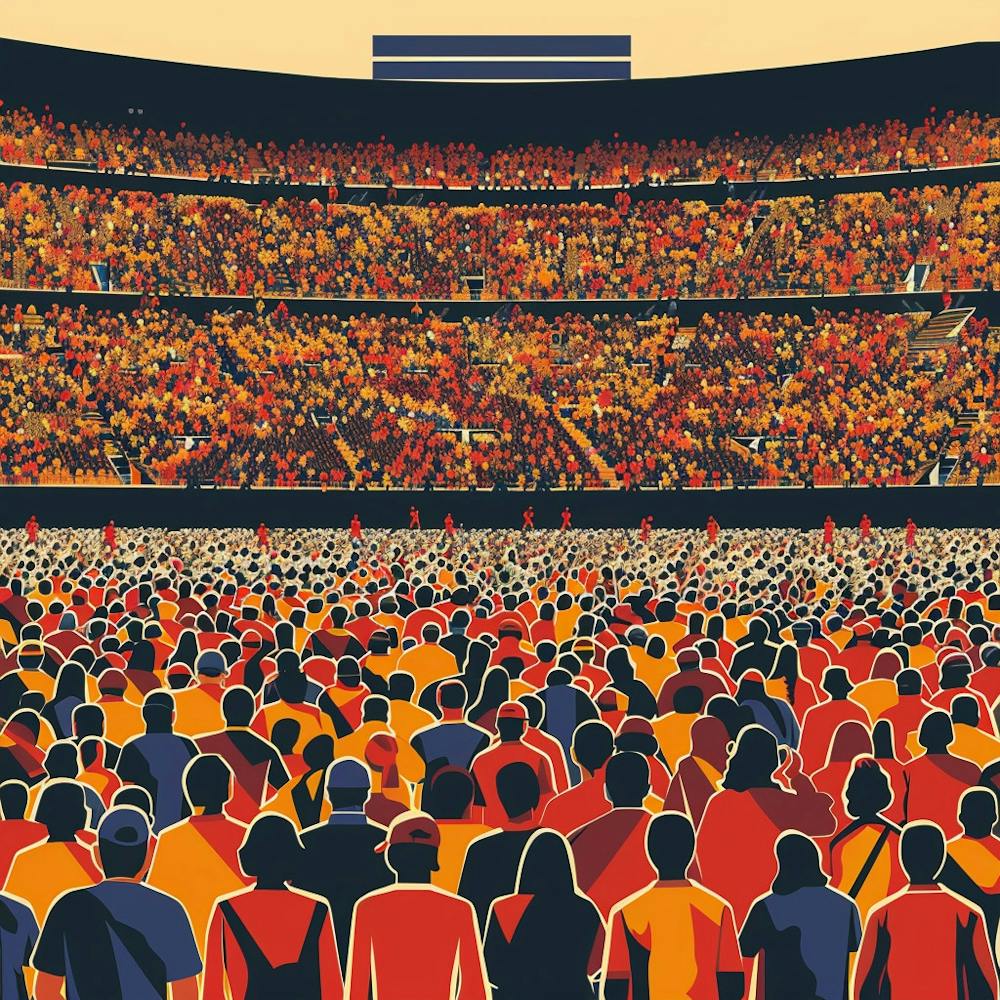 A Stadium Crowd Vector Design Illustration 1718675085 3