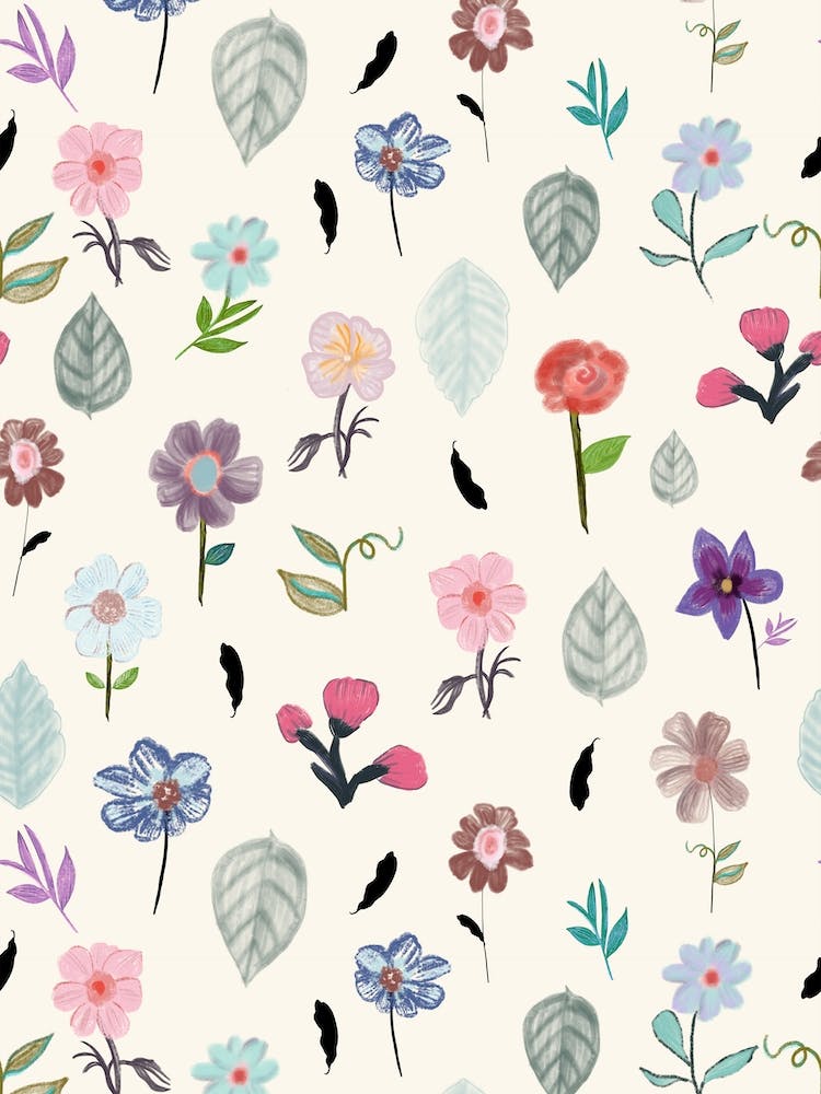 Pressed Floral Pattern