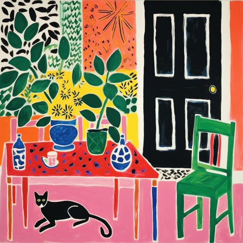 Cat At The Door
