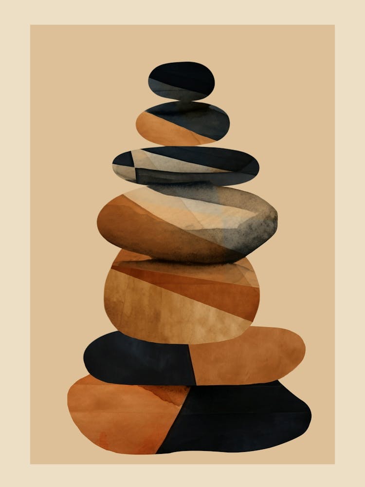 Abstract & Modern Stones Art 3