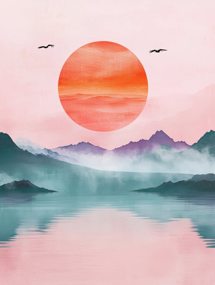 Sunset In The Mountains 34