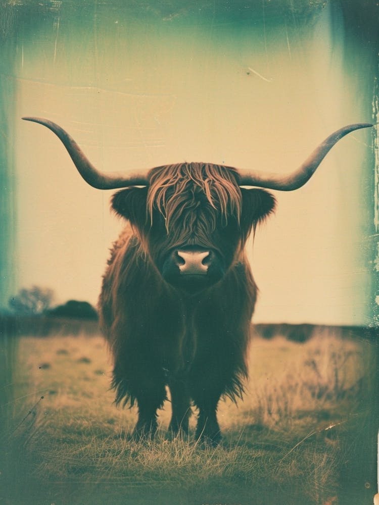 Highland-Kuh, Polaroid-inspiriert 1