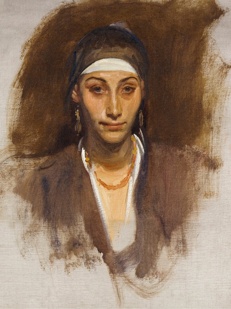 Vintage Egyptian Portrait