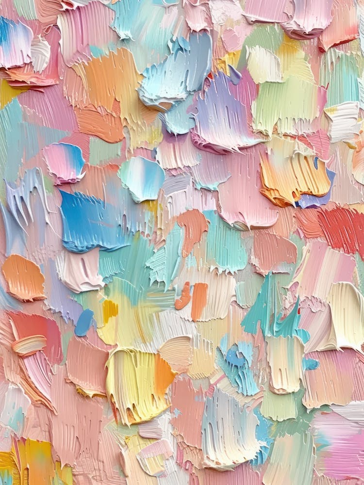 Pastels Impasto Strokes 4