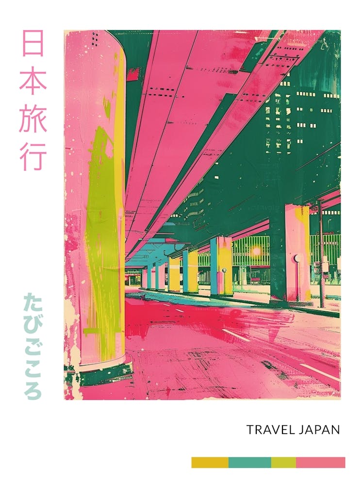 Japanese Food Duotone Silkscreen Poster 2