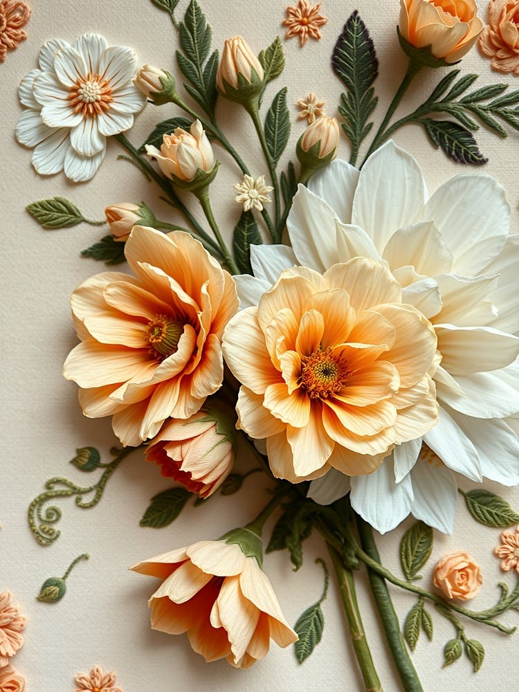 Flowers On A Table