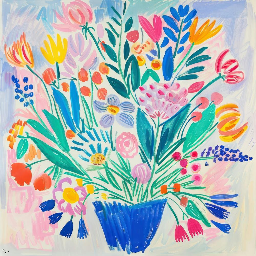 Floral Painting Matisse Style 9