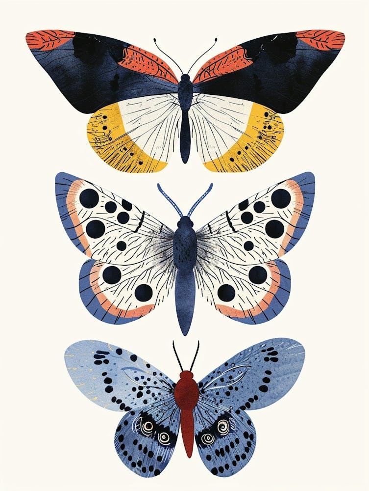 Colourful Insect Illustration Butterfly 10
