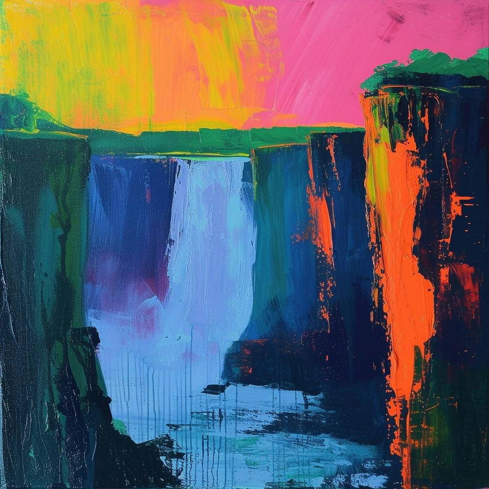 Abstract Travel Collection Victoria Falls Zambia Zimbabwe 3