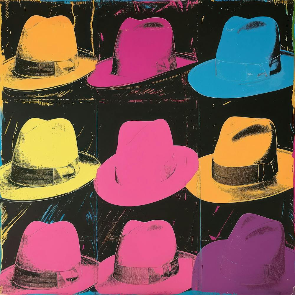 Hats Pop Art 1