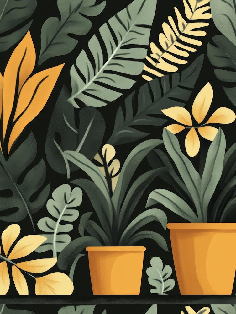 Plantes Tropicales En Pot 4