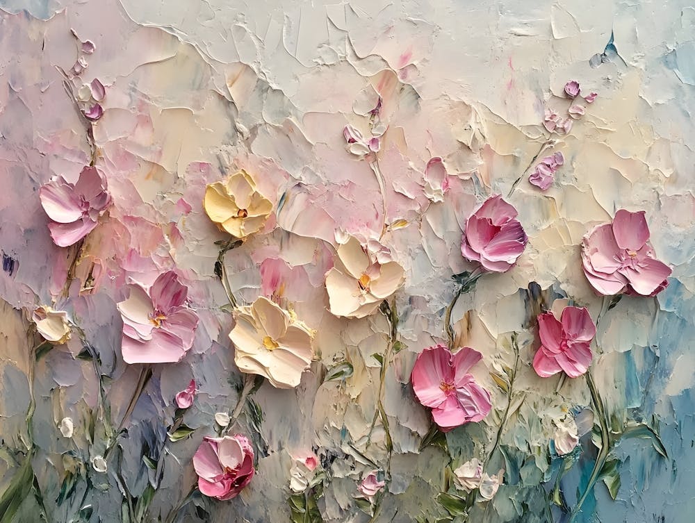 Pastel Tones Flowers 3