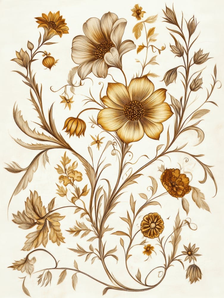 ornate flowers and plants 20