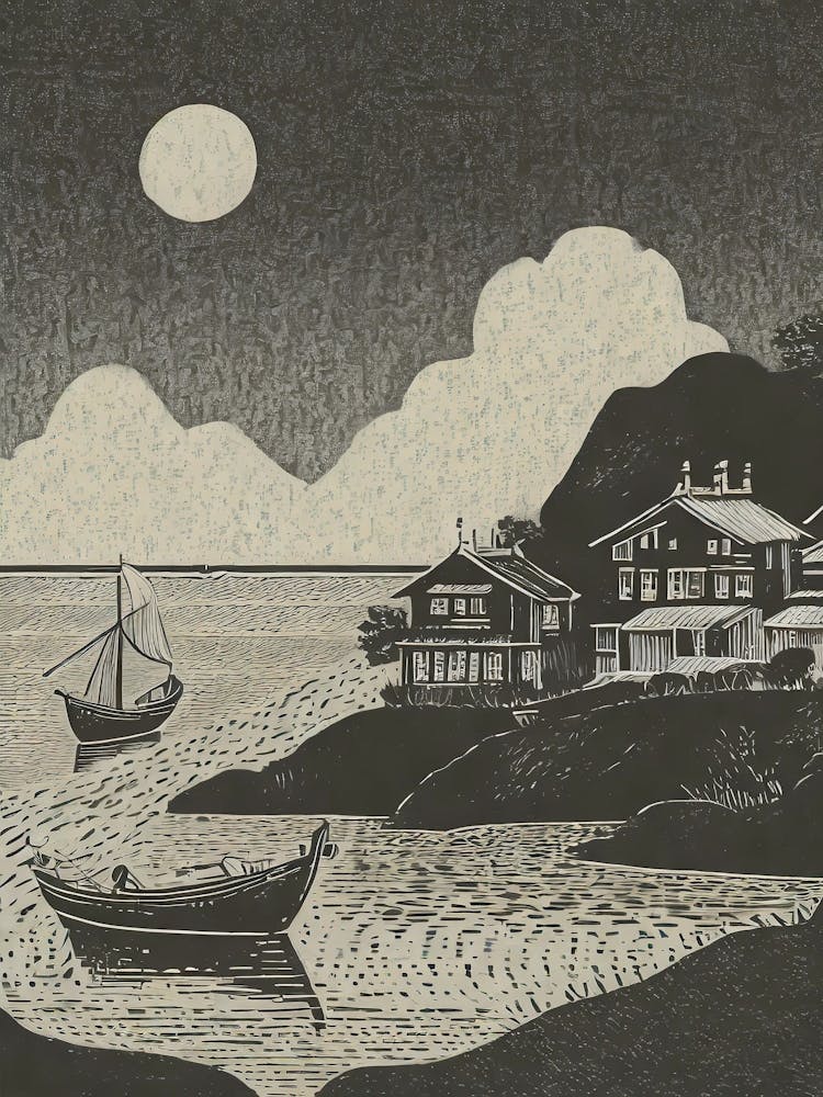 Moonlight On The Fjord