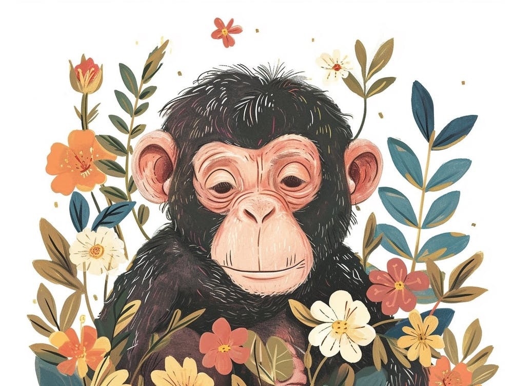 Little Floral Baboon 4