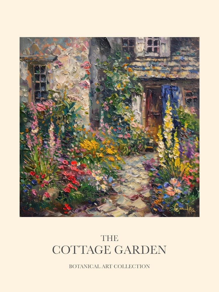 Cottage Dream Cottage Garden Poster 1
