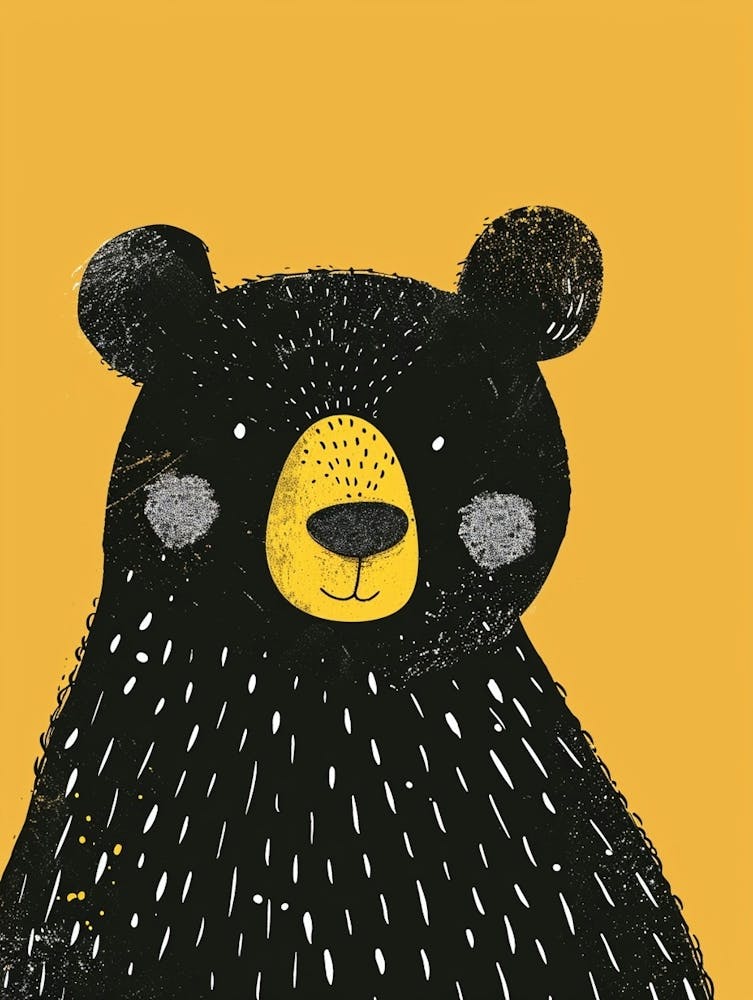 Ours Noir Jaune 1