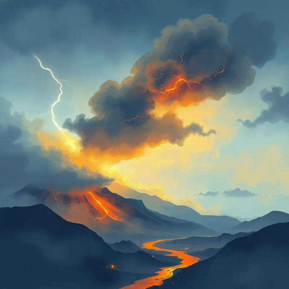 Lava In The Sky