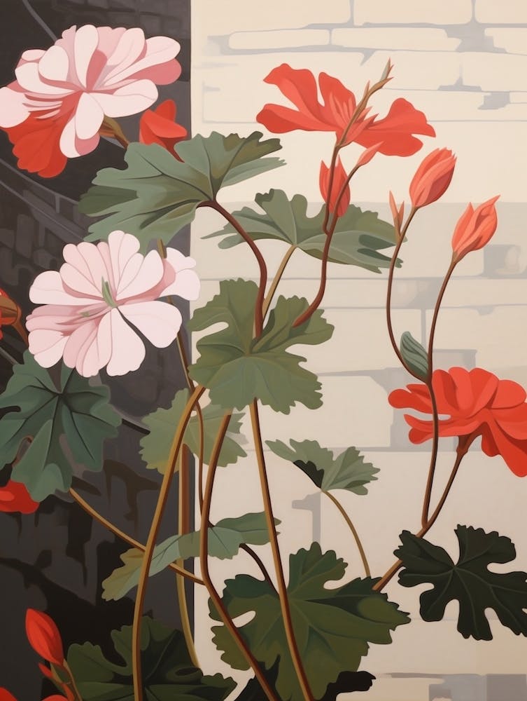 Illustration de fleur Géranium 4