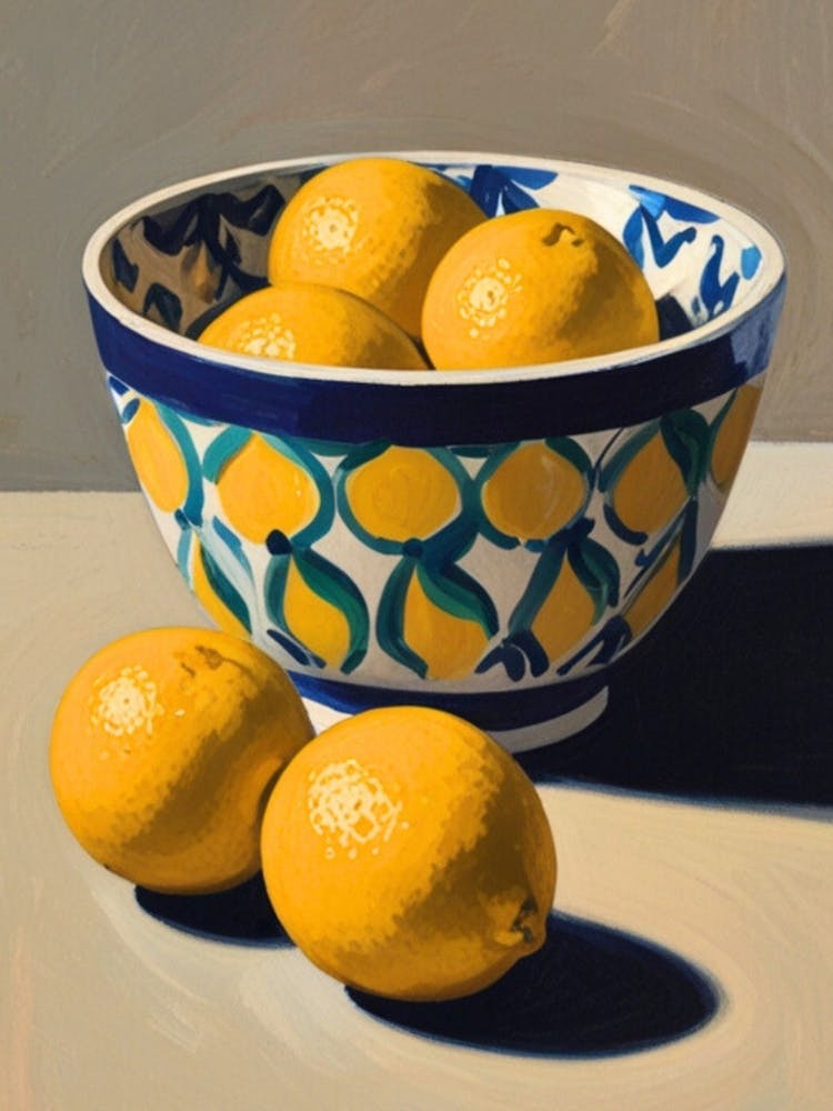 Lemons In A Bowl 3