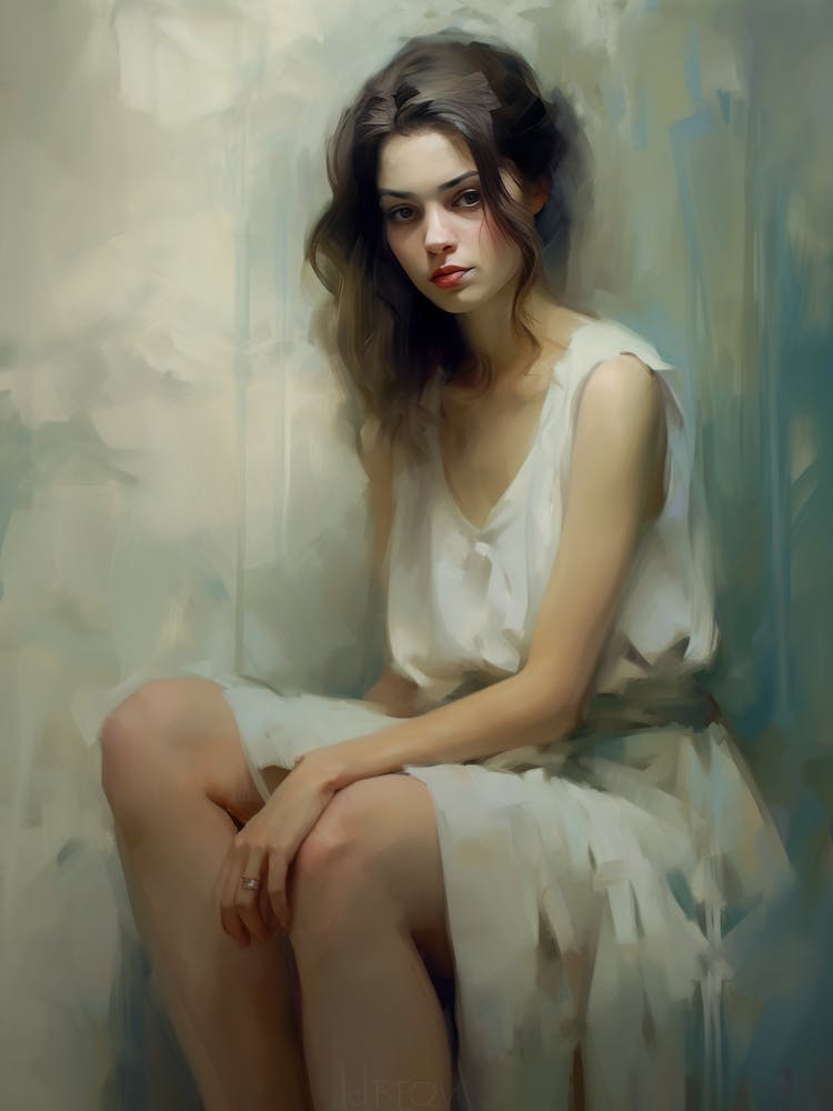 Girl In White Dress