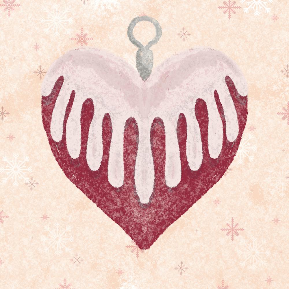 Christmas Heart Ornament