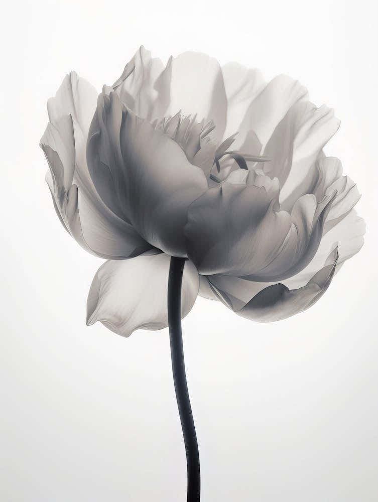 Floral Art 0007 X Ray Flowers 0006 Sephia X Ray Flowers 0027 Bp6586 Minimalist Soft Bright X Ray Scandinavian Minimali