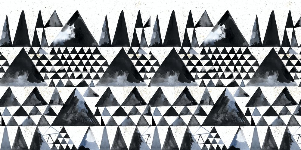 Scandinavian Ink Triangles