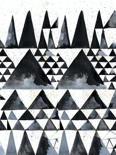 Scandinavian Ink Triangles