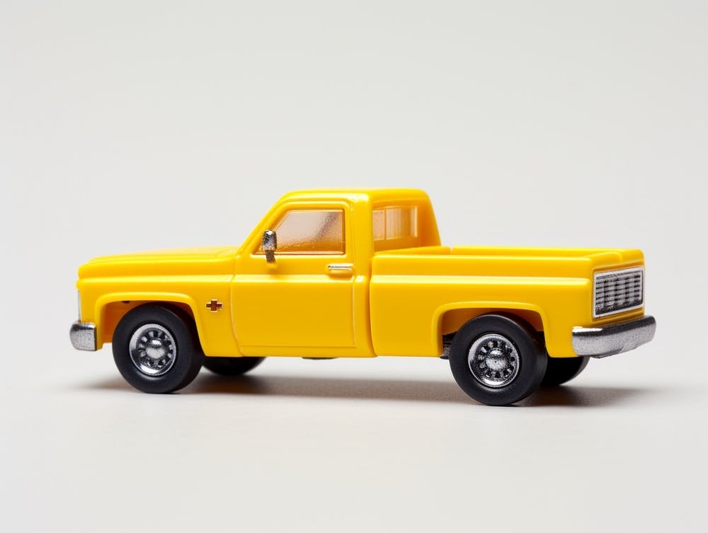 Spielzeugauto 83 Chevy Silverado Yellow