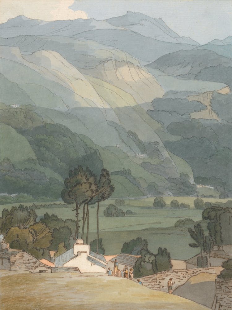 Ambleside, 1786 By Francis Towne