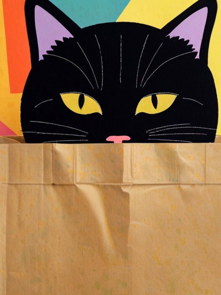 Black Cat In A Bag 1