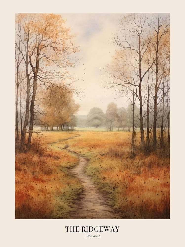 The Ridgeway England Uk Trail Poster