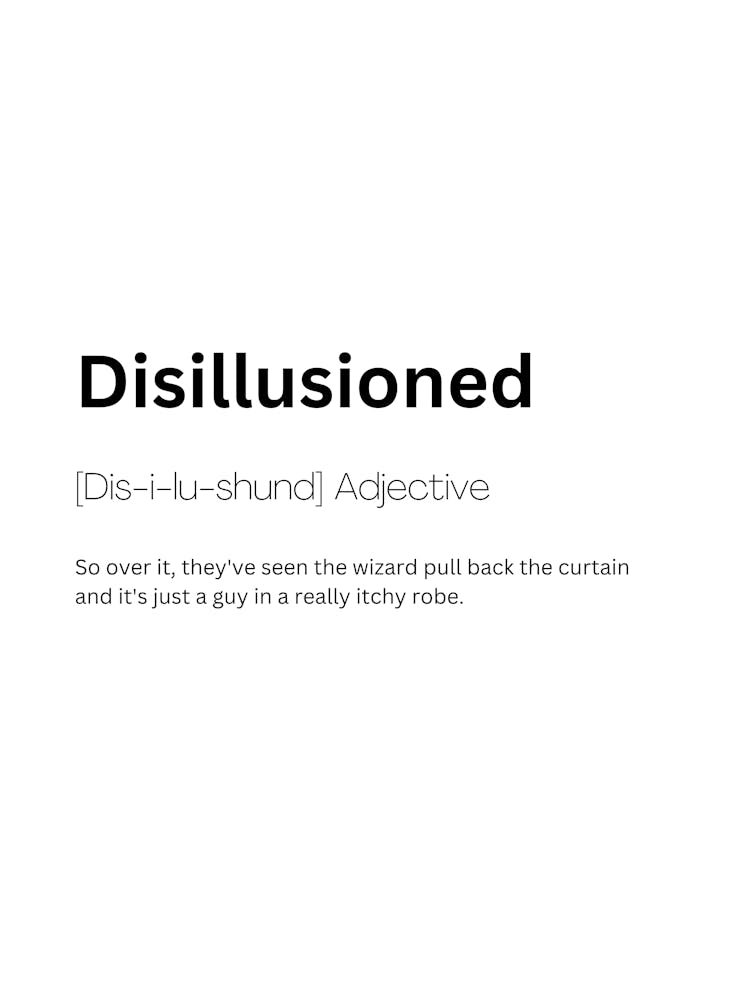 Disillusioned Definition Meaning 1