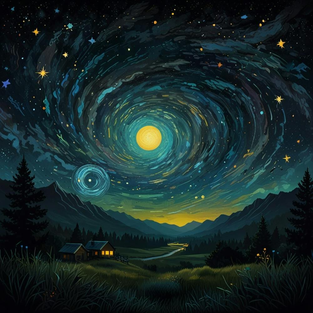 Night Sky With Stars 3