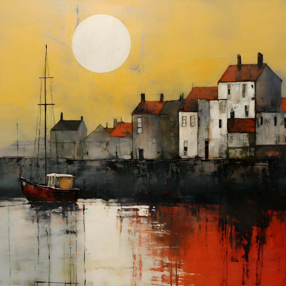 Sunset At The Harbour 1