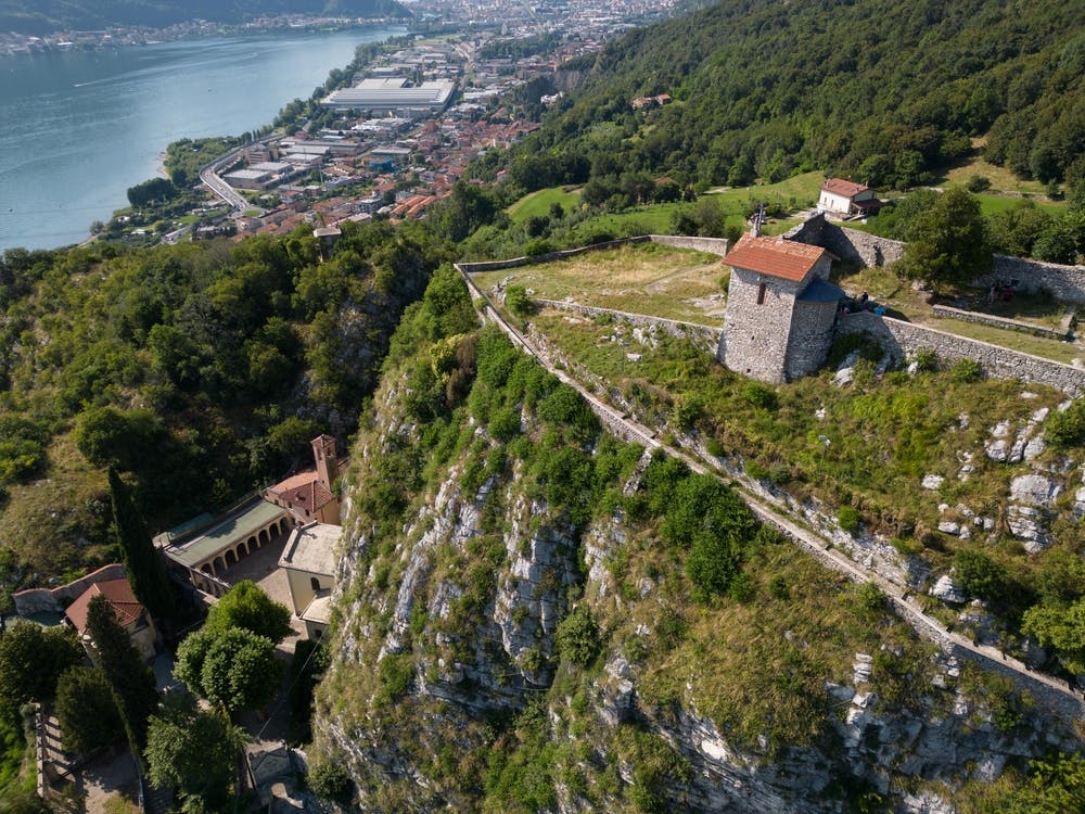 Castello dell'Innominato On The Lake Como Print
