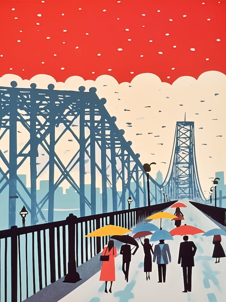 Howrah Bridge, West Bengal, India Colourful 2
