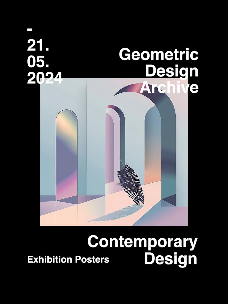 Geometric Design Archive Poster 49