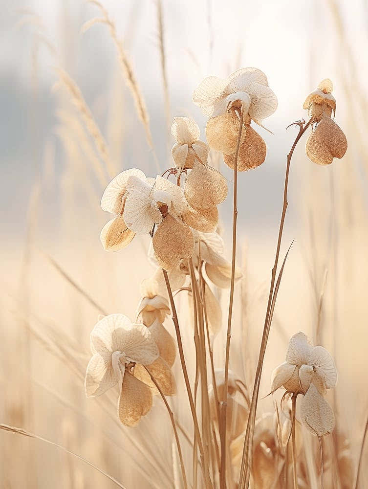 Boho Dried Flowers Monkey Orchid