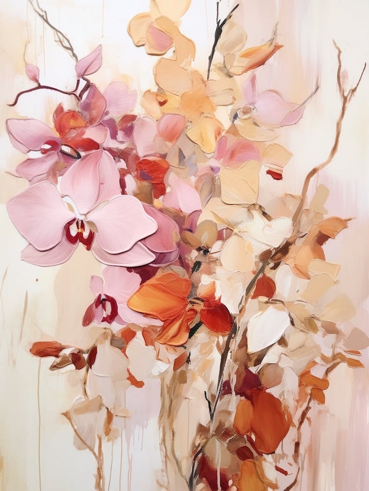 Fall Flower Painting Orchid 4